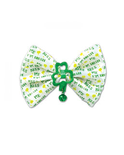  Nœud papillon trèfles Kiss me I'm irish, fig. 1 