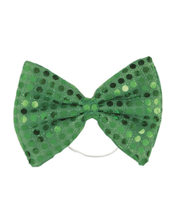  Noeud papillon vert sequins adulte, fig. 1 