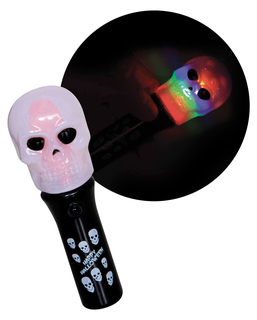  Totenkopf-Taschenlampe für Kinder Halloween schwarz-bunt, fig. 1 