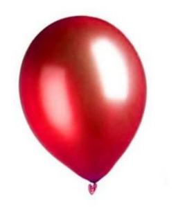  100 metallisch rote Luftballons 29 cm, fig. 1 