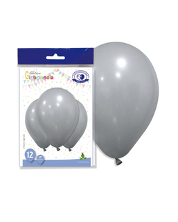  12 Luftballons Silber 28 cm, fig. 1 