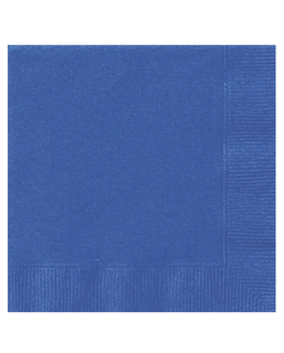  Schlichte Papierservietten 20 Stück blau 33x33cm, fig. 1 