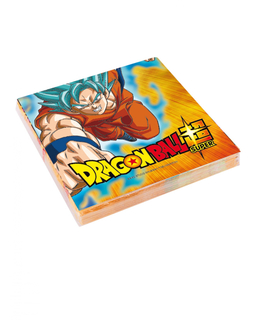  20 Serviettes en papier Dragon Ball Super™ 33 x 33 cm, fig. 1 