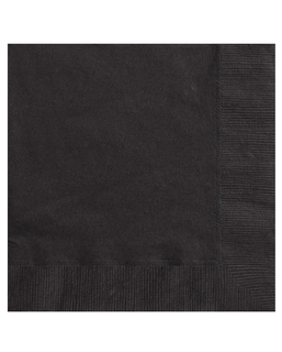  20 schwarze Papierservietten 33 cm x 33 cm, fig. 1 