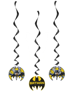  3 Décorations spirale à suspendre Batman™, fig. 1 