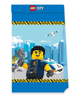  4 Petits sacs de fête en papier FSC® Lego City™, fig. 1 