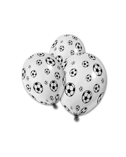  5 Ballons en latex Ballons de foot 30 cm, fig. 1 