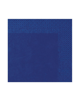  50 dunkel blaue Papier Servietten, fig. 1 