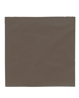  50 Serviettes chocolat 38 x 38 cm, fig. 1 