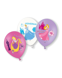  Disney™ Prinzessinnen-Latexballons für Geburtstage 6 Stück bunt 28 cm, fig. 1 