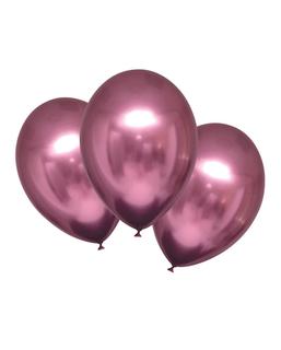  6 satinrosa Latexballons 28 cm, fig. 1 