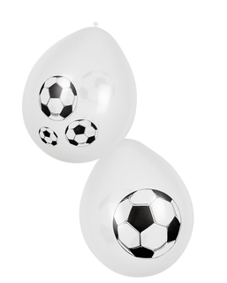  6 Fußball Party Luftballons 25 cm, fig. 1 