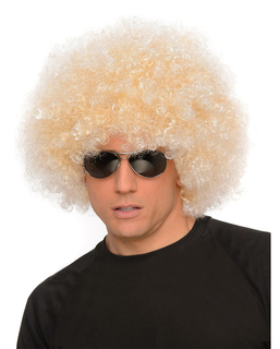  Riesige blonde Afro-Perücke aus den 70ern, fig. 1 