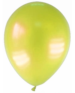  12 Ballons métallisés jaunes 28 cm, fig. 1 