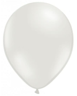  100 Ballons blancs perles métallisés 29 cm, fig. 1 