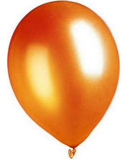  100 metallisch-orangefarbene Ballons, fig. 1 