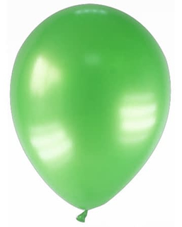  12 Ballons métallisés verts 28 cm, fig. 1 