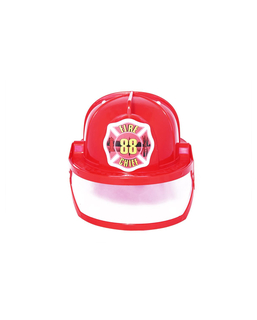  Roter Feuerwehrhelm mit Visier für Kinder, fig. 1 