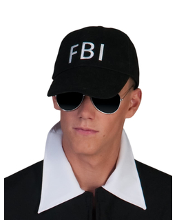  Casquette FBI noire adulte, fig. 1 