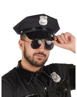  Casquette police noire, fig. 1 