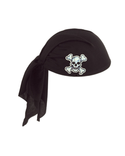  Chapeau bandana noir pirate adulte, fig. 1 