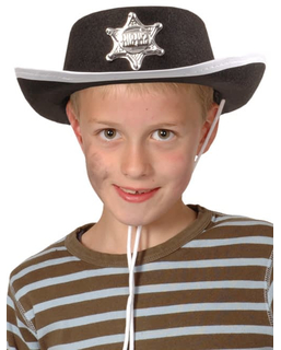  Chapeau cowboy noir enfant, fig. 1 