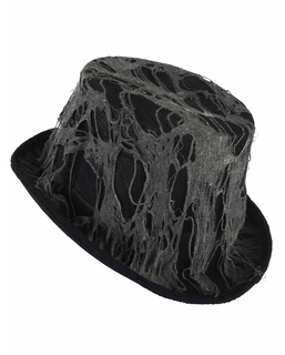  Chapeau haut de forme noir toile d'araignée adulte, fig. 1 