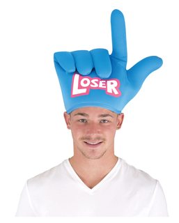  Humorvoller Loser-Hut Kostüm-Accessoire für Erwachsene USA-Party blau, fig. 1 