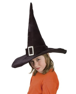  Halloween Hexenhut für Kinder schwarz 52cm, fig. 1 