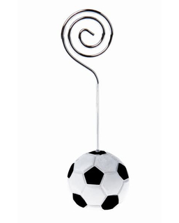  Fußball-Tischkartenhalter Namensschilder 4 Stück schwarz-weiss, fig. 1 