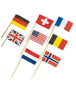  30 Mini piques drapeaux pays du monde, fig. 1 