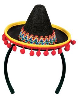  Miniatur-Sombrero Accessoire Hut für Damen bunt, fig. 1 