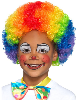  Mehrfarbige Clown-Perücke für Kinder, fig. 1 