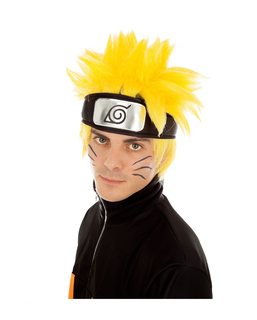  Naruto™-Lizenz-Perücke Kostümzubehör für Erwachsene  gelb-schwarz, fig. 1 