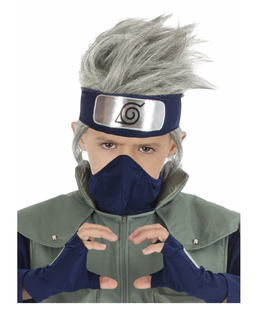  Kakashi™-Perücke für Kinder Kostümzubehör Manga, fig. 1 