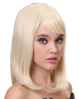  Perruque luxe blonde mi-longue femme - 170g, fig. 1 