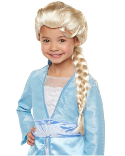  Deluxe Elsa™-Perücke für Mädchen Disney-Zubehör weiss-blond, fig. 1 