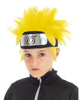  Perruque Naruto Shippuden™ jaune enfant, fig. 1 