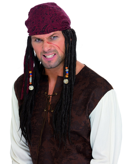  Piratenperücke mit Dreadlocks für Herren, fig. 1 