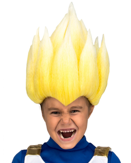  Vegeta-Perücke für Kinder Dragonball Z™ blond, fig. 1 