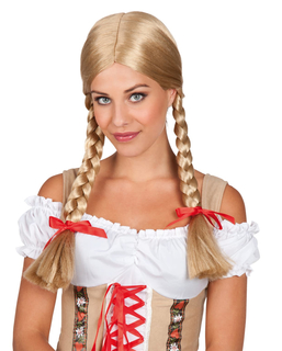  Perücke blond mit Zopf für Damen, fig. 1 