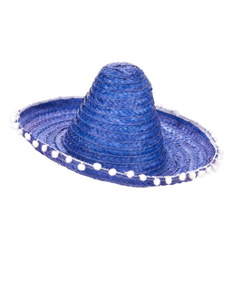  Blauer Sombrero mit Bommel für Erwachsene, fig. 1 