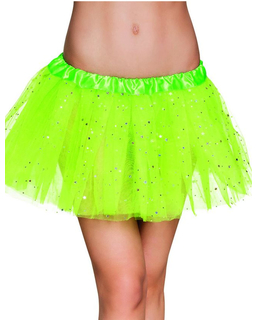  Tutu für Damen mit Sternchen neongrün, fig. 1 