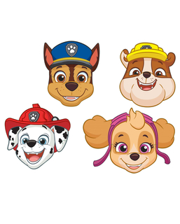  8 Paw Patrol™ Pappmasken, fig. 1 