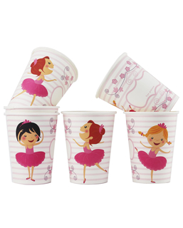  6 Becher Ballerina 250 ml 7,5 x 9,5 cm, fig. 1 