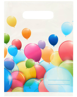  6 Sacs cadeaux ballons volants 16,5 x 23 cm, fig. 1 