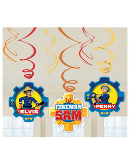  6 Fireman Sam™ Spiral-Pendelleuchten, fig. 1 