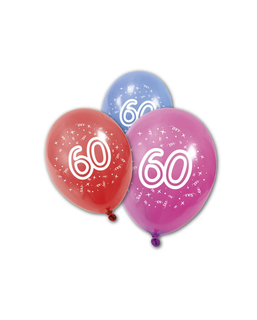  8 Latexballons zum 60. Geburtstag 30 cm, fig. 1 