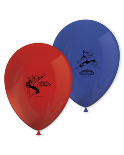  8 Ballons en latex Spiderman™ bleu et rouge, fig. 1 