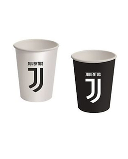  Juventus™-Becher 8 Stück schwarz-weiss 250 ml, fig. 1 